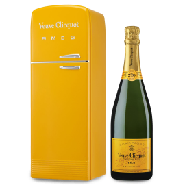 Veuve Clicquot and SMEG Mini Fridge