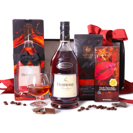 Henessy y chocolate: Set de dulces y Henessy