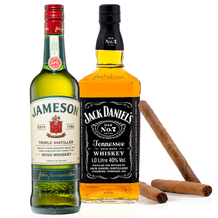Whiskey and Cigar Duo