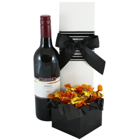 Candy-N-vino caja de regalo