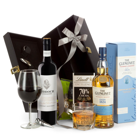 Whiskey and Wine Connoisseur Gift Box