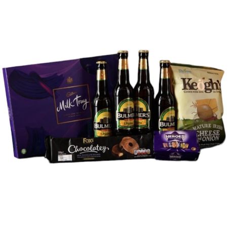 Sidra, patatas fritas y galletas