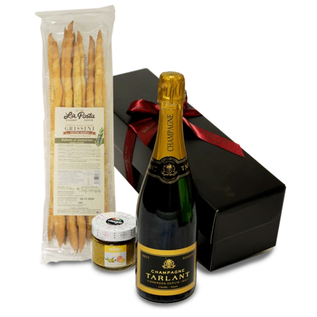 Champagne and Light Snacks Gift Box