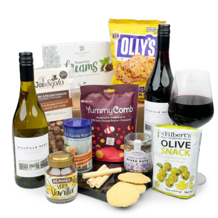 Fine Wine Coffee and Treats Hamper