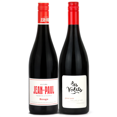 Pinot Noir and Red Blend Wine Duo