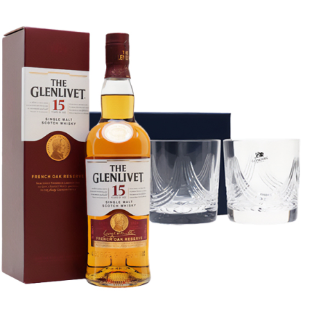 The Glenlivet 15 Year Old Whisky Gift Set
