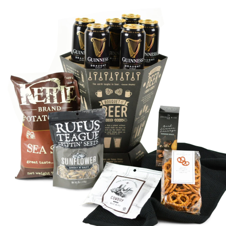 Set de regalo de cerveza Guinness y delicias gourmet