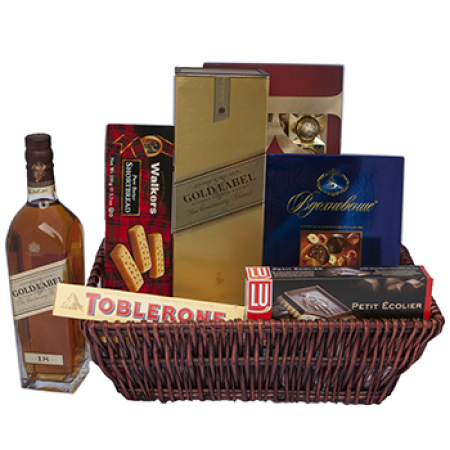 Lujo Delights cesta de regalo